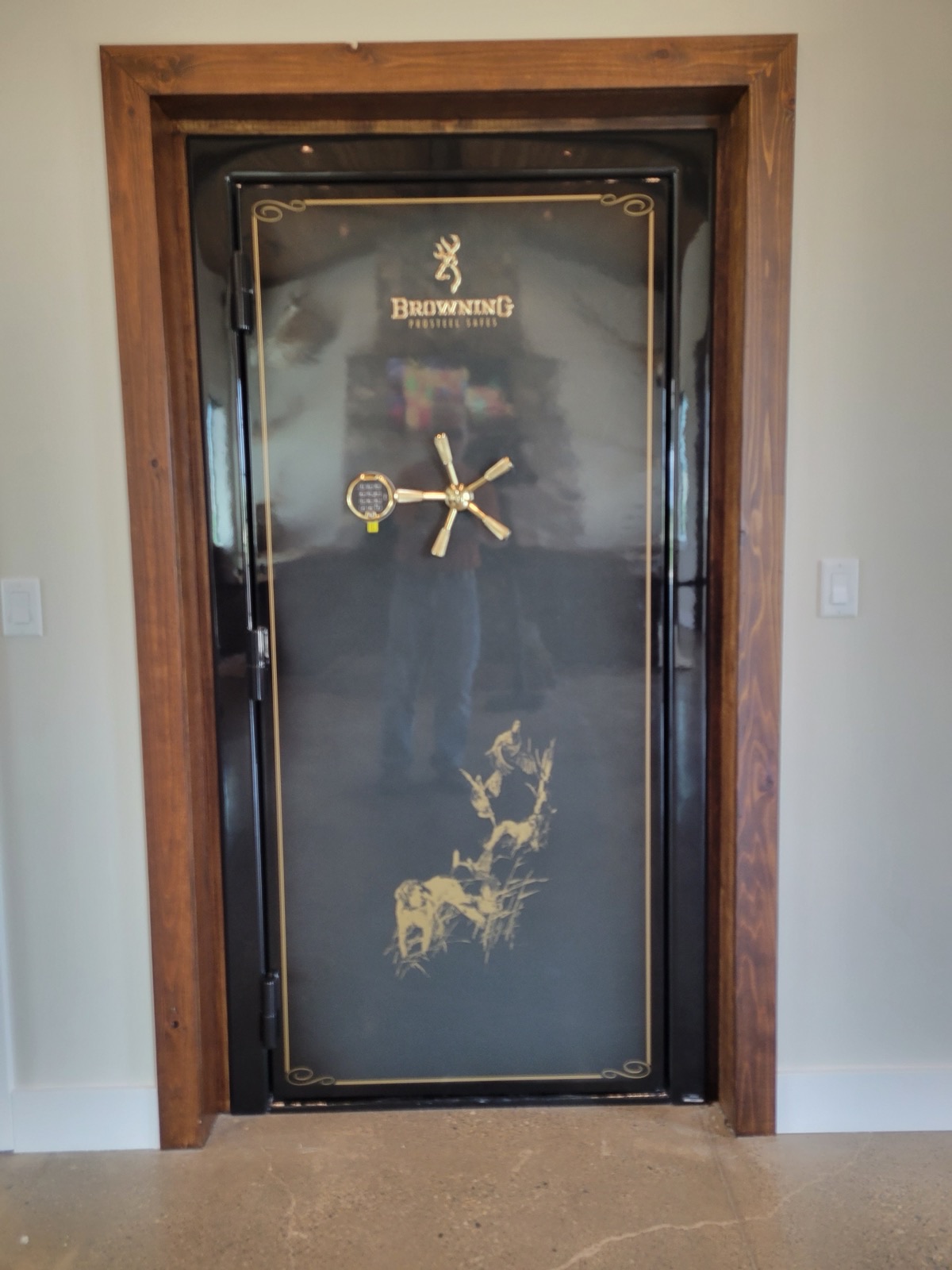 Browning vault door installation 3